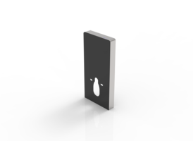 Vorwand-Spülkasten 2-fach-Sensorspüler -schwarz-